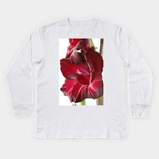 Gladiolus  'Black Surprise' Kids Long Sleeve T-Shirt